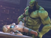 3D無盡甲漫 怪物抽插嫩妹